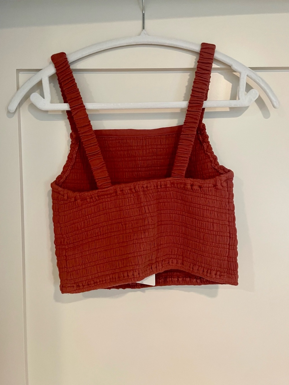 Marine Layer | NWT Lila Double Cloth Tank | Rust XS - Picture 3 of 7
